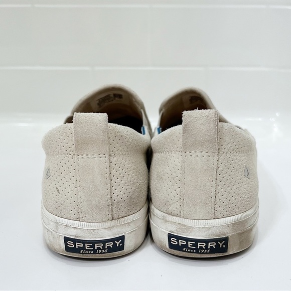 SPERRY Top Sider Women Crest Moonbeam Perf Loafers Size 12 - Picture 4 of 10